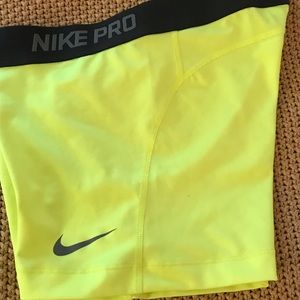 Nike Pro neon spandex